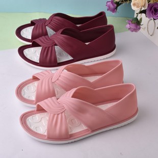 夏季女凉鞋镂空洞洞沙滩塑料凉鞋女学生平地防滑雨鞋塑胶软底女鞋