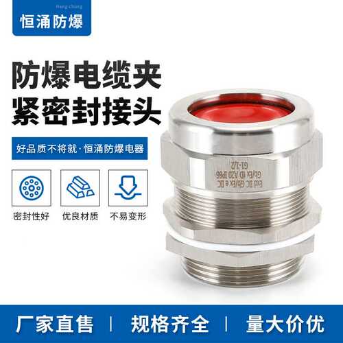防爆格兰接头BDM-II  电缆夹紧密封接头  外螺纹质优