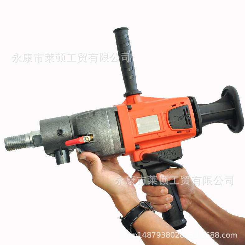 180mm手提式金刚石钻孔机水泥砖块岩石水钻机墙面楼板开孔器