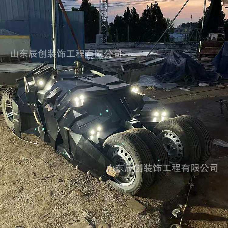 电影电视剧战车模型一比一跑车舞台演出道具异形灯光餐车制作