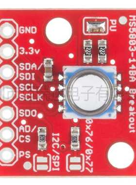 GY-MS5803-14BA 高精度流体液体气体压力高度传感器模块防水型