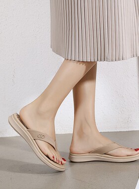 休闲3cm防滑软底人字拖女夏季外穿2021年新款舒适百搭夹脚凉拖鞋