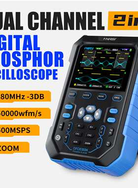 DPOX180H手持荧光数字示波器双通道二合一小型便携式仪表汽修180M