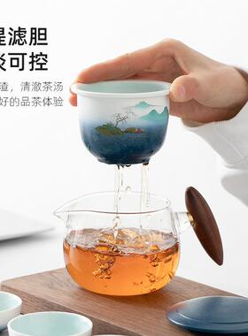 便携式旅茶户具小套装备外包易49080行随身功夫泡茶壶茶杯简单人