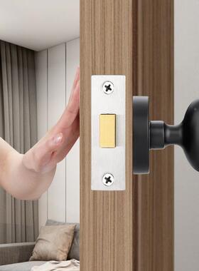 隐形门室室单边锁背景墙门隐藏暗锁锁单面暗装BF-A107内黑色门锁