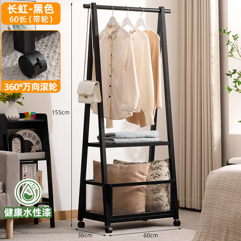 实木挂衣架服装店墙上壁挂衣帽架展示架挂衣服的架子挂衣杆