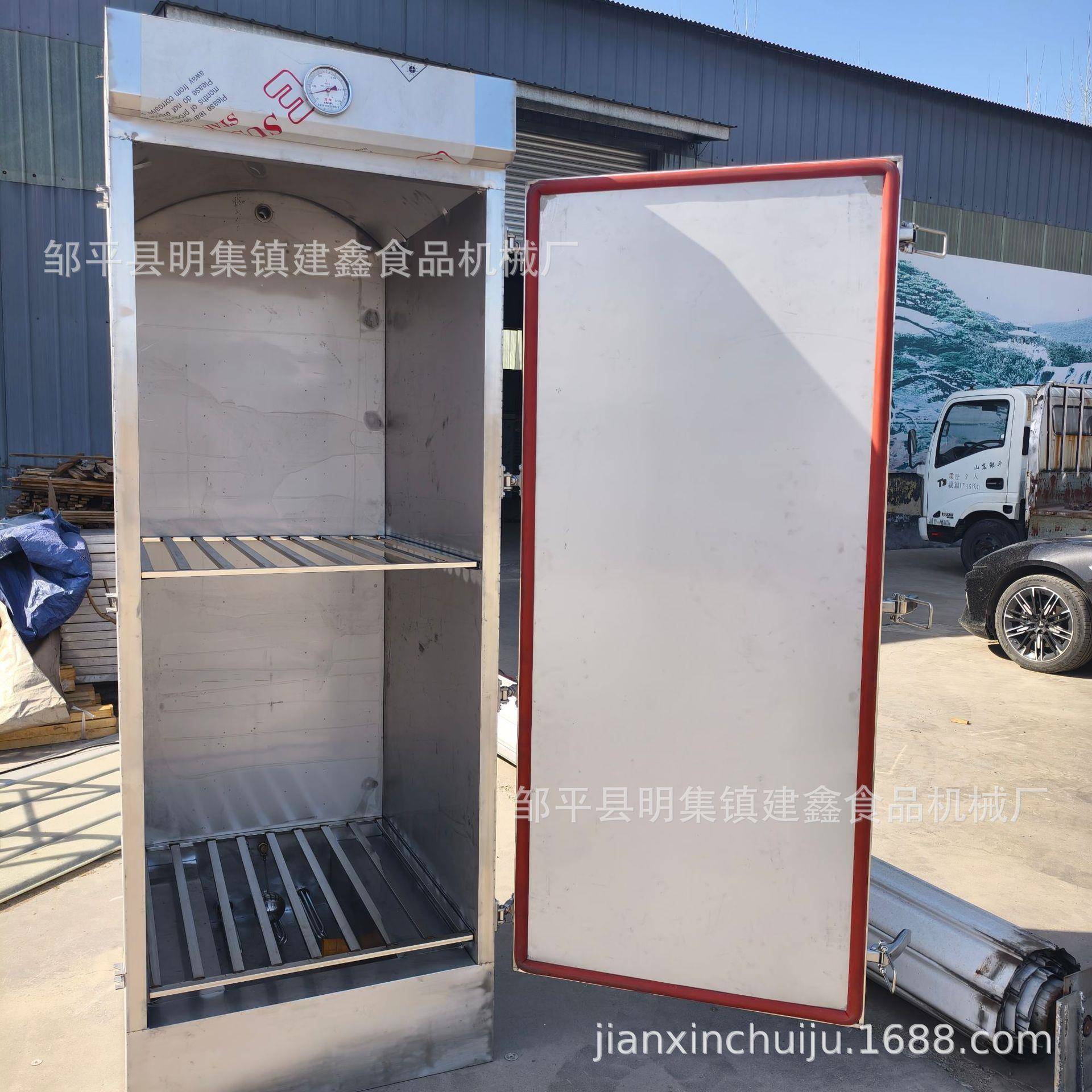 双门蒸玉米大蒸房单门36盘电蒸房带推车的米饭蒸箱