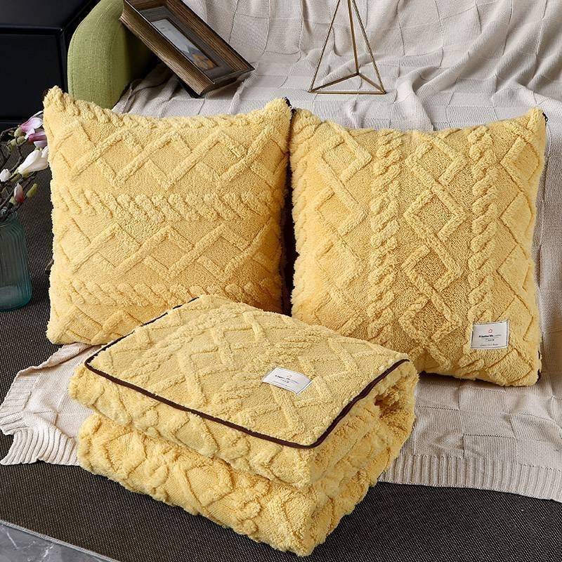 款芙花多功20756884能提抱枕新绒被侧睡