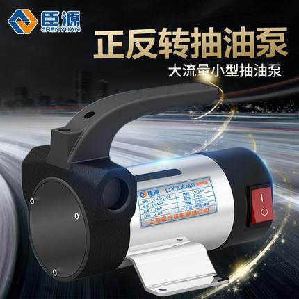 臣源电动抽油泵油小型2V24V22LCC0V伏1自动加油机自吸柴泵直抽流