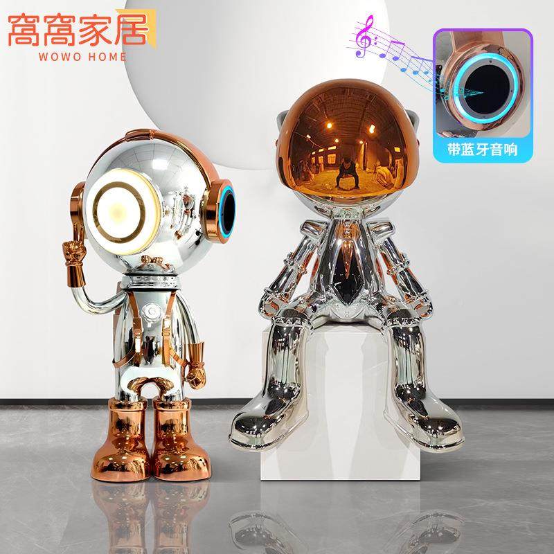 网空红卡通太落地摆大件酒店商猫场客厅创意人物雕RX100塑装饰艺