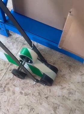 带贴地场板划线车车黑色OZZ黄色划线小停车胶标识车位公路胶带工