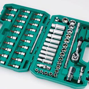 6修1套件中UNL飞汽修套筒组中快速套筒一整套3/8寸汽车理套组合装
