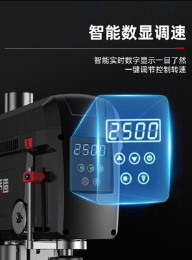 质无刷数显台钻小度型家用DHB铣床2造0v大功率钻床工作2台高精钻