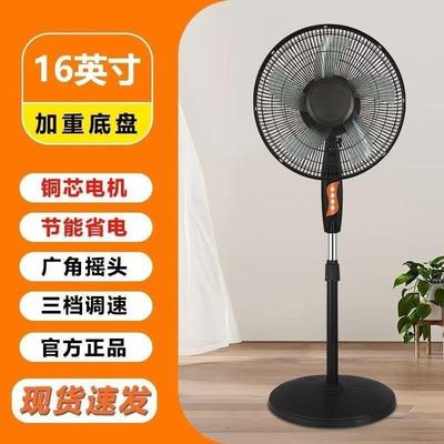 落电风扇地扇卧室风力家用摇头静音落地定立式1时式宿舍节能省