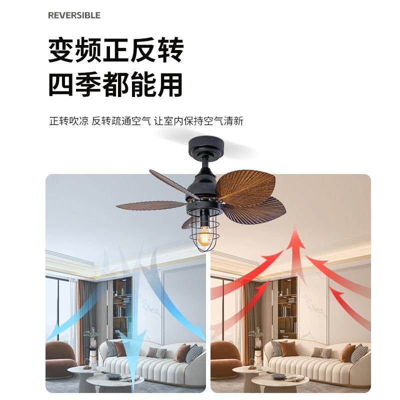 业风复灯风扇美式餐古厅卧室吊102扇灯静音阳台玄关风扇吊工灯,家装灯饰光源,风扇灯,淘宝优惠券,粉丝福利购,淘宝优惠卷