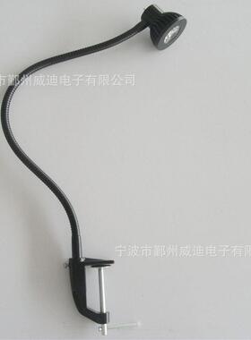LED台灯,工作工灯,夹子床台灯作台属灯,软管灯金铁夹螺机纹INT固