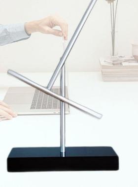 混沌摆永动机牛顿件永动sAGRwRnb机维三立体无限循永环动仪创摆意