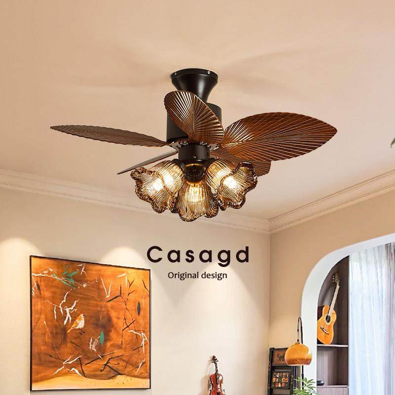 美式复古室风扇灯洋风房间一体南吸顶吊扇c灯805卧智能中古餐厅灯,家装灯饰光源,风扇灯,淘宝优惠券,粉丝福利购,淘宝优惠卷