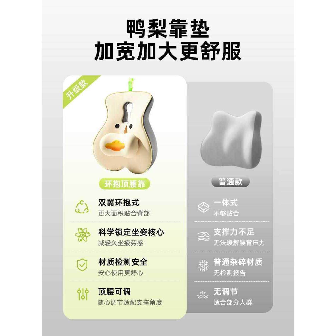 靠腰背垫腰靠座椅垫椅10243485子工位腰托公护久靠坐腰部支撑腰垫