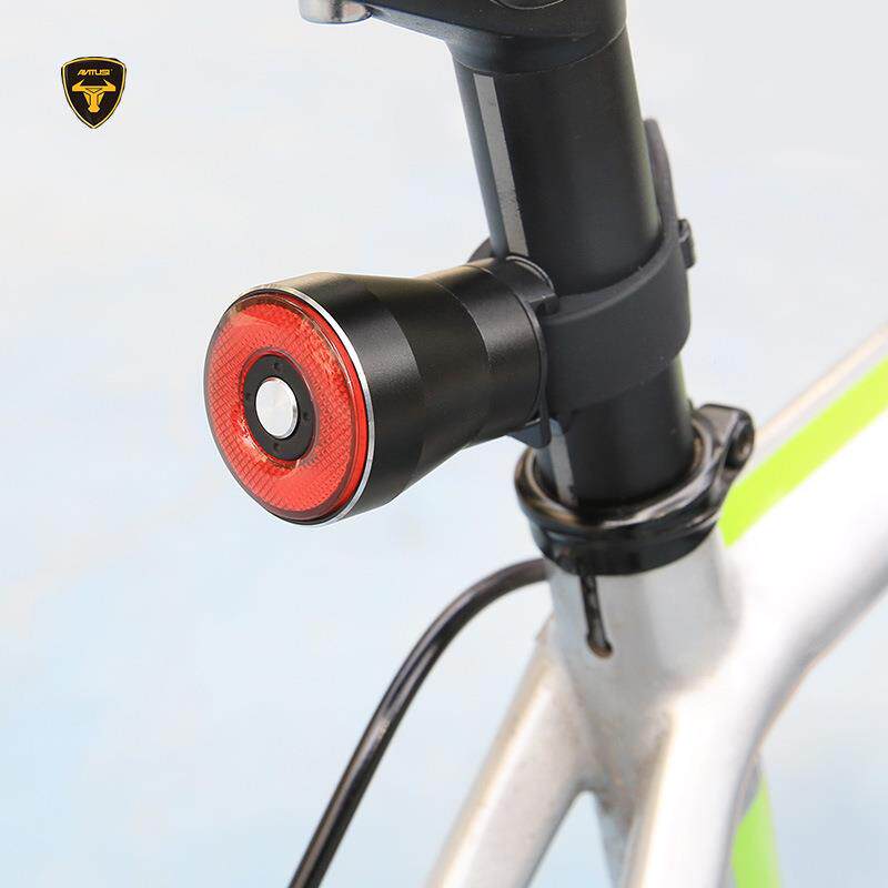 AQ5NTUS安途仕Q自车智能5刹行车尾灯公路山地夜I骑警示安全双支架