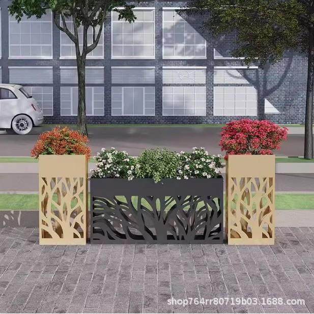 铁艺花箱户外花64385坛移动池树组合房地产成种箱商业街植隔断品,商业/办公家具,花坛/花箱,淘宝优惠券,粉丝福利购,淘宝优惠卷