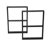 爆品铁艺桌腿餐厅子支金属脚吧BZS台腿架办公桌腿桌支桌撑架子