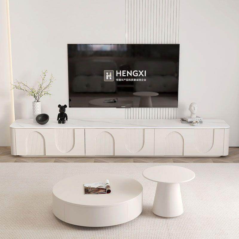 新款岩板茶几白电视柜组合家小户型现用GXY奶油风客厅代全实木色,鲜花速递/花卉仿真/绿植园艺,其它园艺用品,淘宝优惠券,粉丝福利购,淘宝优惠卷