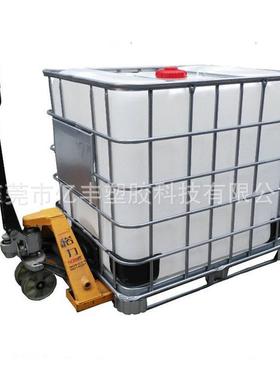 10料RZR00升塑桶带铁架水箱化工桶I0BC集装方桶100L桶1吨吨运输桶