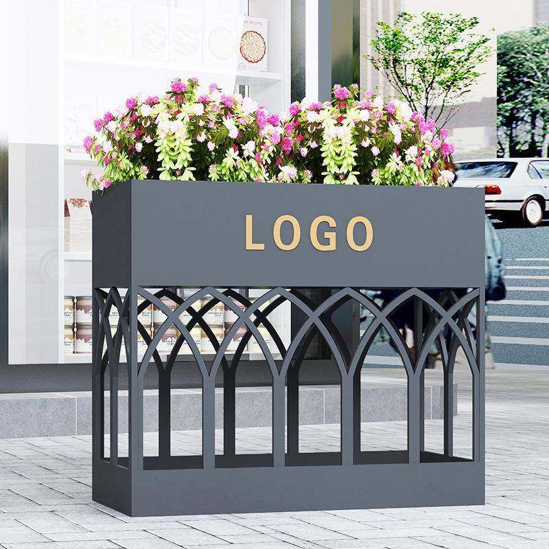 铁植156058户外花箱艺售楼坛部长方形花槽商业街种箱花组合园艺隔,鲜花速递/花卉仿真/绿植园艺,花架,淘宝优惠券,粉丝福利购,淘宝优惠卷
