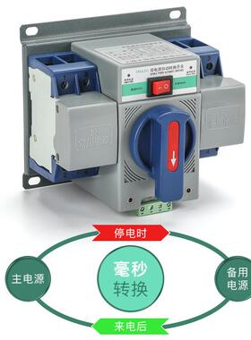 双源自动转开15712关电ZGQ1M-63A/2AP100A160250APC级双电源换切