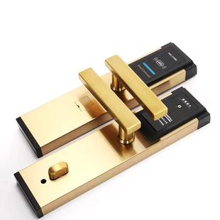 宾感应纹锁IC卡智能感应电锁套装 室内门RF870锁子馆指锁公寓锁指