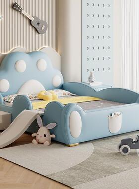 N1RFK宝023#萌爪儿童床女孩公主床宝护栏床.小户型2NRFK023m女童