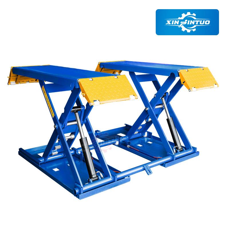 位剪举机升汽JSL-3000车超小剪升降机剪式可移动中免安装汽修店直