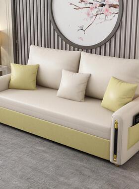 5拉V204新房款科技布沙535发床多功能折叠推两用小户型出租2单人0