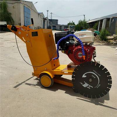 马路切机汽油路面切割槽机手推式混土割水XMG泥沥青凝路面开机