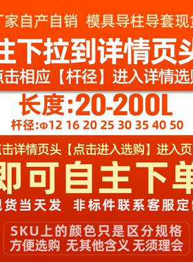 模具内导柱导套肩托司内径510长07080SYV910010120130-20有0