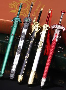 风云雄霸天下剑圣天下剑武器模型带鞘武器模型步惊云绝世好剑22CM