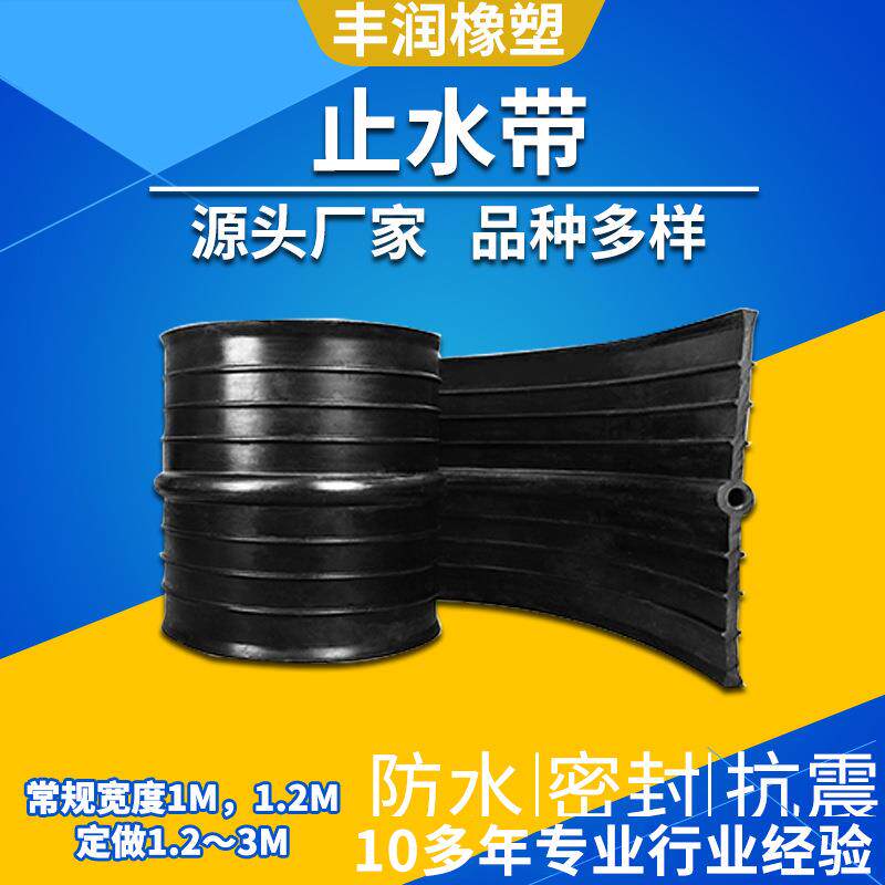 橡胶止水带651中埋式钢边止水带外贴可卸背贴止水带P型闸门止水带
