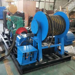 大口径雨污管道高压疏通清洗机 水拓清洗 柴油想涵淤泥清洗设备