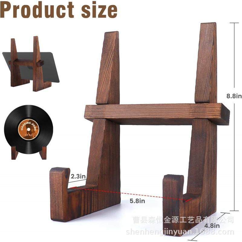 多功能菜谱架实木立式桌面菜单展示架家用书架懒人平板阅读支架