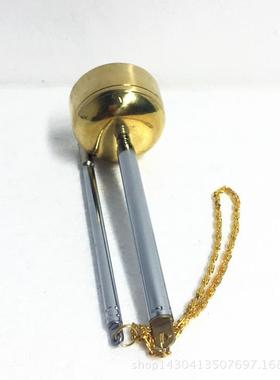 伸缩引磬纯铜伸缩引罄白杆子携带方便伸缩引庆 大小号