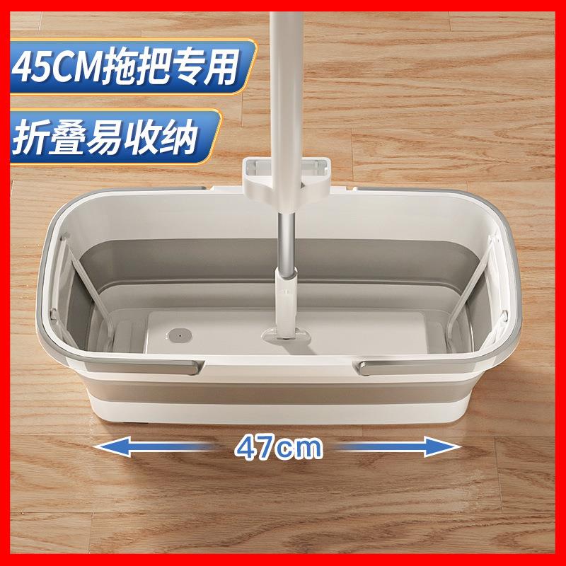 可折叠拖把桶水桶单卖长方形家用洗涮拖布地洗车储水塑料单桶轻便