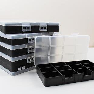 唐氏塑料盒零件盒分类收纳整理箱双层盒配件收纳箱小五金分类盒子