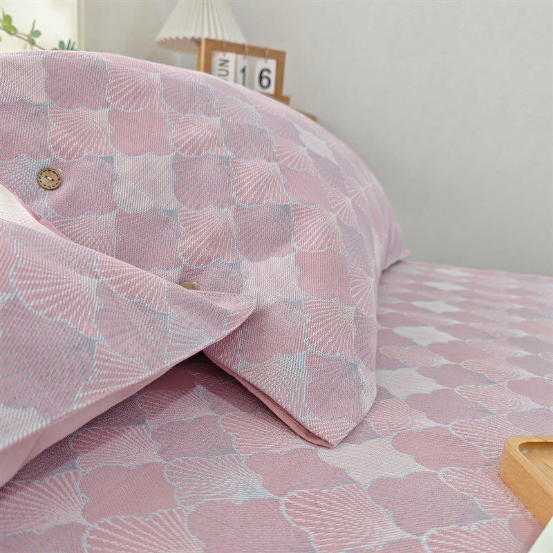 【匠心非遗】高端提花老粗布床单新疆棉加厚凉席全棉三件套不粘身