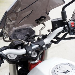 适用于贝纳利新款 黄龙BN302BJ300GS风挡前挡风玻璃旅行改装