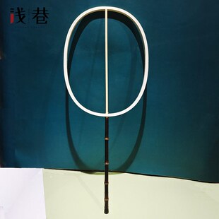 结婚大仪仗扇簪花仕女图复原款团扇敦煌唐风宫扇长柄汉服舞蹈扇子