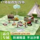 户外野餐垫加厚防潮垫便携折叠地垫室内室外海滩露营帐篷防水坐垫