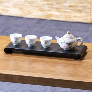 桌面茶具置物架小博古架古董架茶室办公室茶壶架紫砂壶摆件展示架