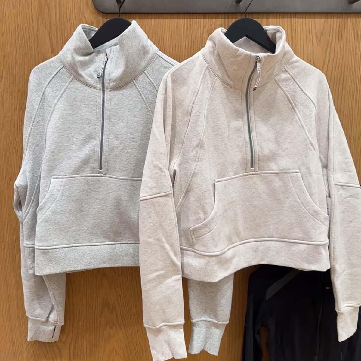 代购 lululemon Scuba Oversized女士套头抓绒立领半拉链卫衣女款