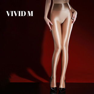 提臀丝滑极光免脱开裆丝袜 薄款 栩秘「耀」性感油亮光泽连裤 袜夏季